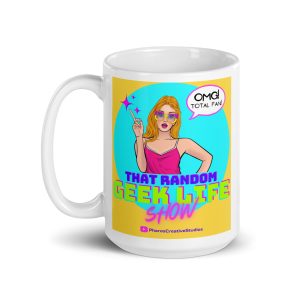 That Random Geek Life Show White glossy mug