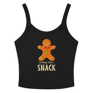 Looking like a SNACK Women’s micro-rib tank top
